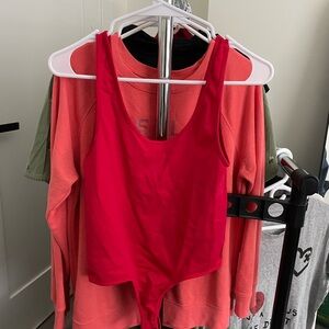 Women's Red body suit